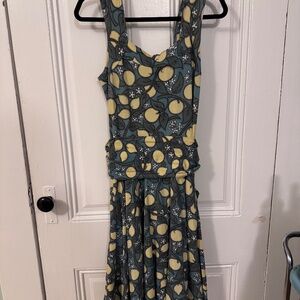 XL Effie's Heart Summer Dress with Lemons